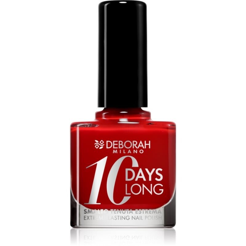 Deborah Milano 10 Days Long quick-drying nail polish shade 161 Dark Red 11 ml