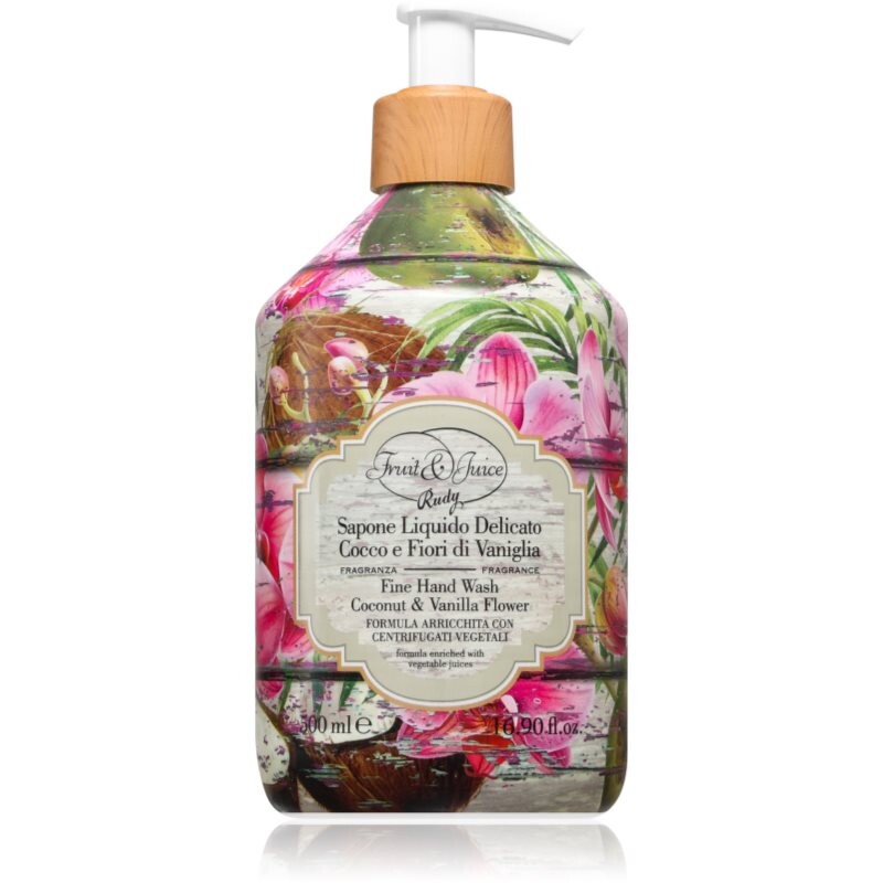 Rudy - Le Maioliche Cocco e Fiori di Vaniglia liquid hand soap 500 ml