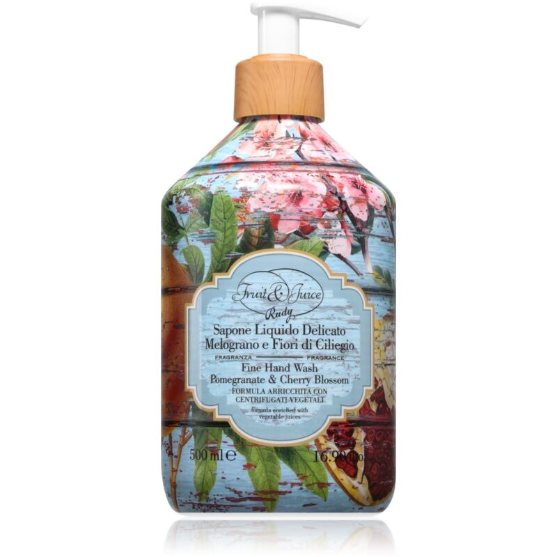 Rudy - Le Maioliche Melograno e Fiori di Ciliegio liquid hand soap 500 ml