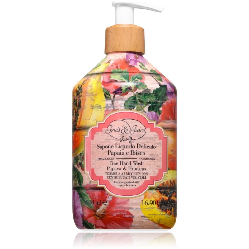 Rudy - Le Maioliche Papaya & Ibisco Fine liquid soap 500 ml