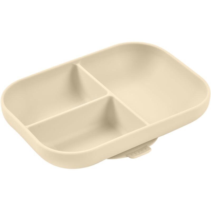 Beaba Divided Silicone Plate divided plate with suction cup Clay 1 pc