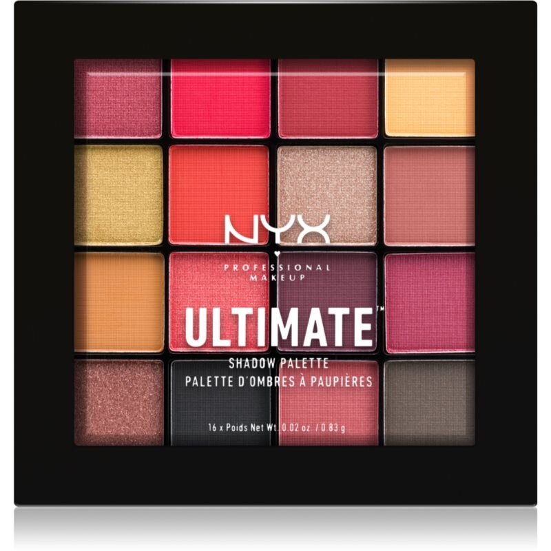 NYX Professional Makeup Ultimate Shadow Palette eyeshadow palette shade Phoenix 16x0.83 g