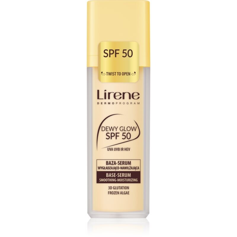 Lirene Base Dewy Glow brightening primer serum SPF 50 30 ml