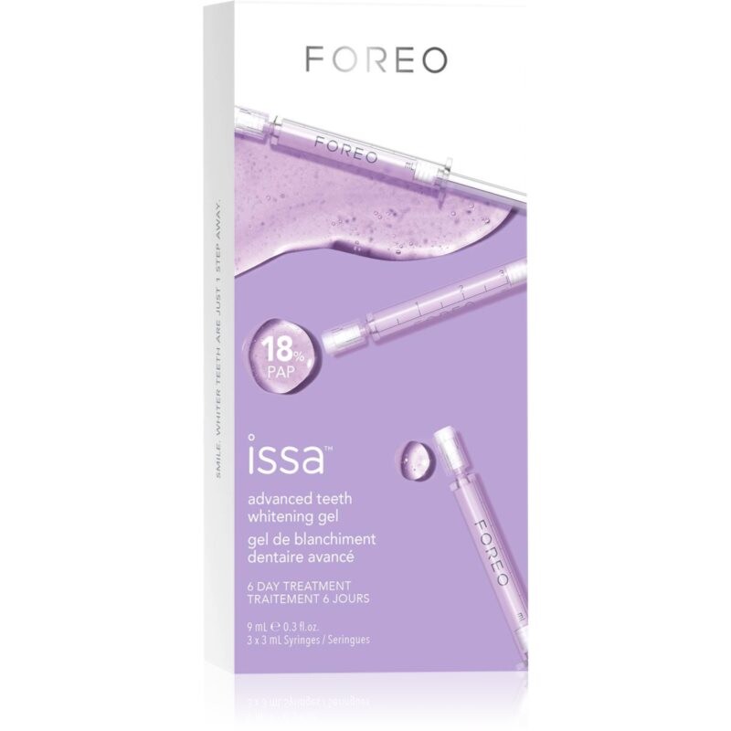 FOREO issa™ Advanced Teeth Whitening Gel whitening gel for teeth 3x3 ml