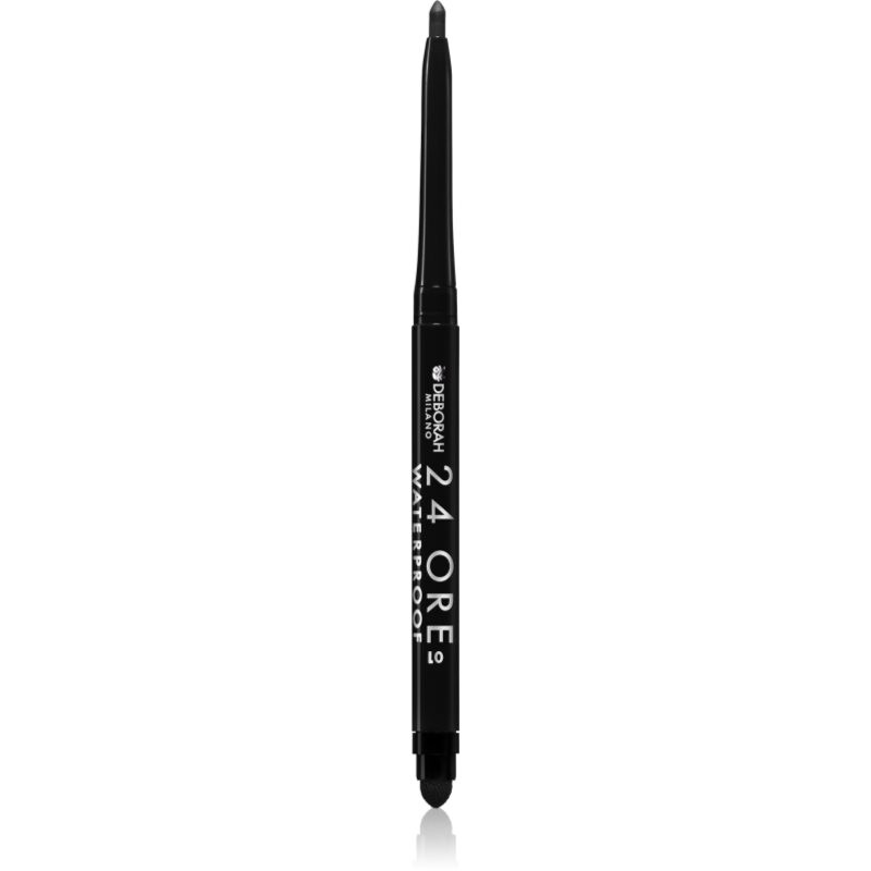 Deborah Milano 24 Ore Waterproof Pencil waterproof eyeliner pencil shade 1 Black 0.5 g