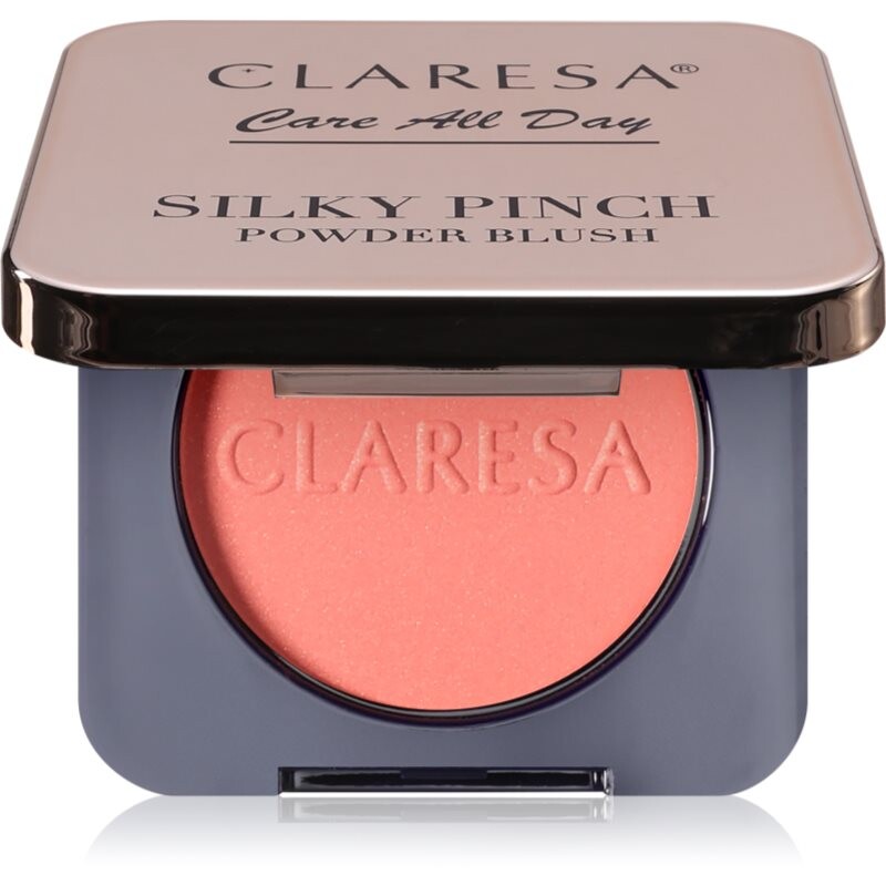 Claresa Care All Day Silky Pinch Powder Blush compact blush with long-lasting effect 02 Lumi Peach 2 g
