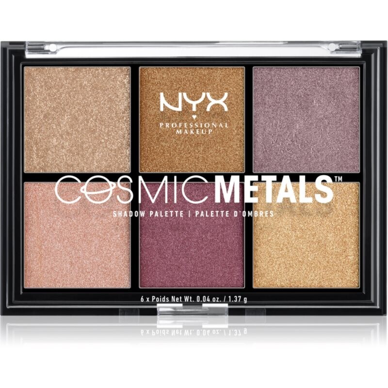 NYX Professional Makeup Cosmic Metals™ eyeshadow palette shade 01 8.22 g