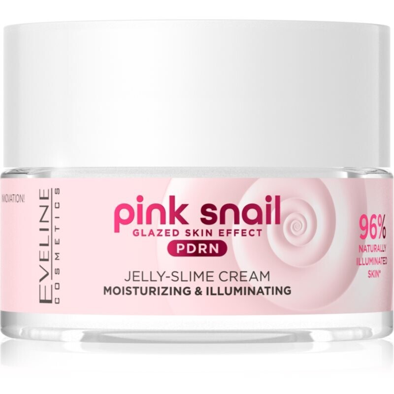 Eveline Cosmetics Pink Snail Glazed Skin Effect brightening cream 50 ml