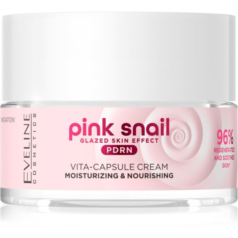 Eveline Cosmetics Pink Snail Glazed Skin Effect anti-wrinkle radiance cream 50 ml