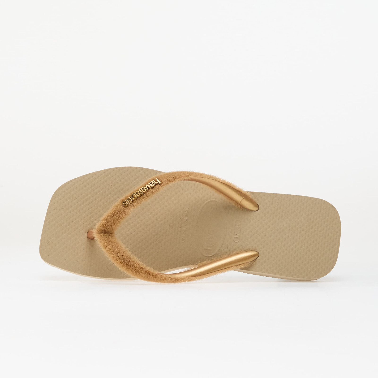 Sneakers Havaianas Slim Square Plush Sand Grey UK 41/42