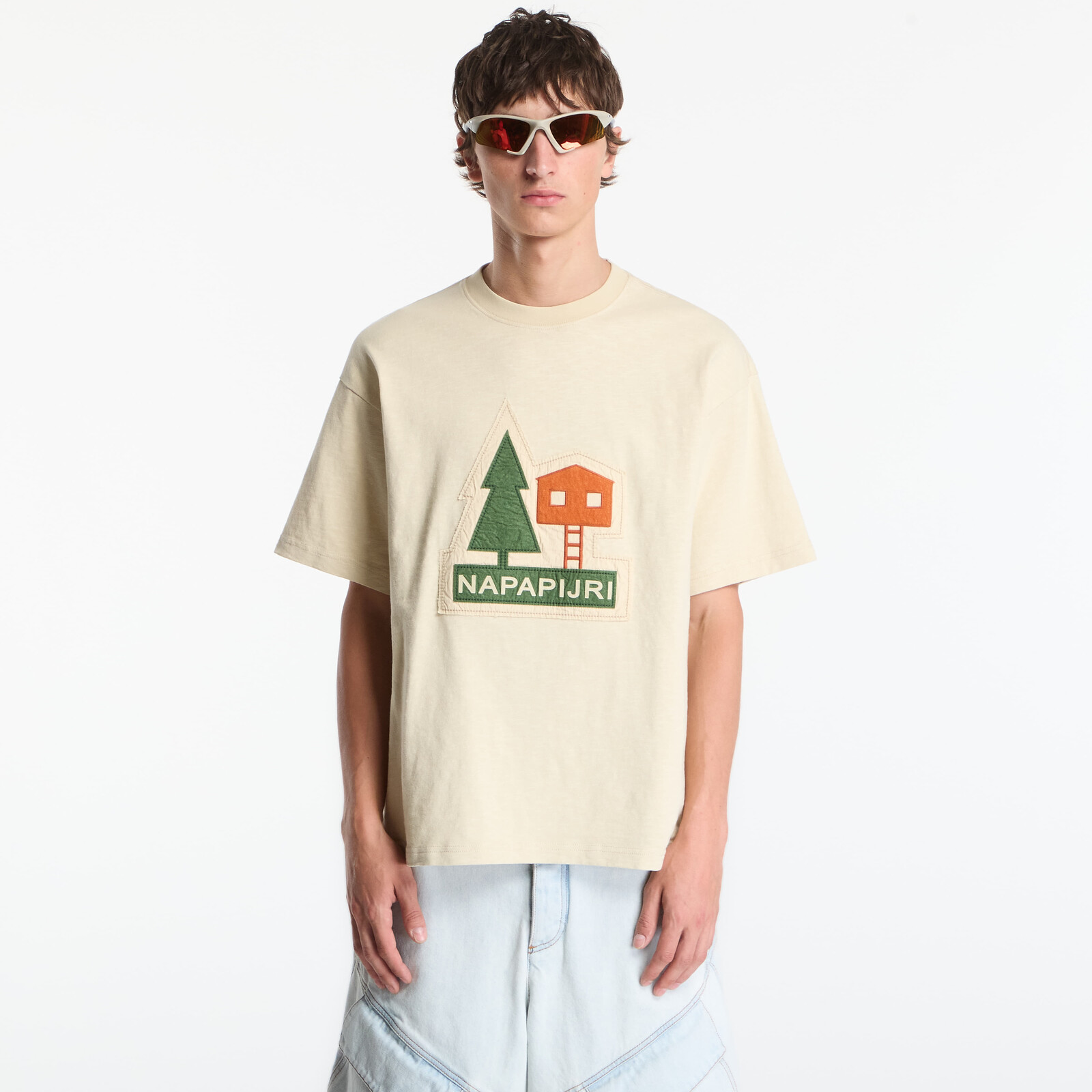 T-shirt Napapijri S-Trahus T-Shirt Putty M