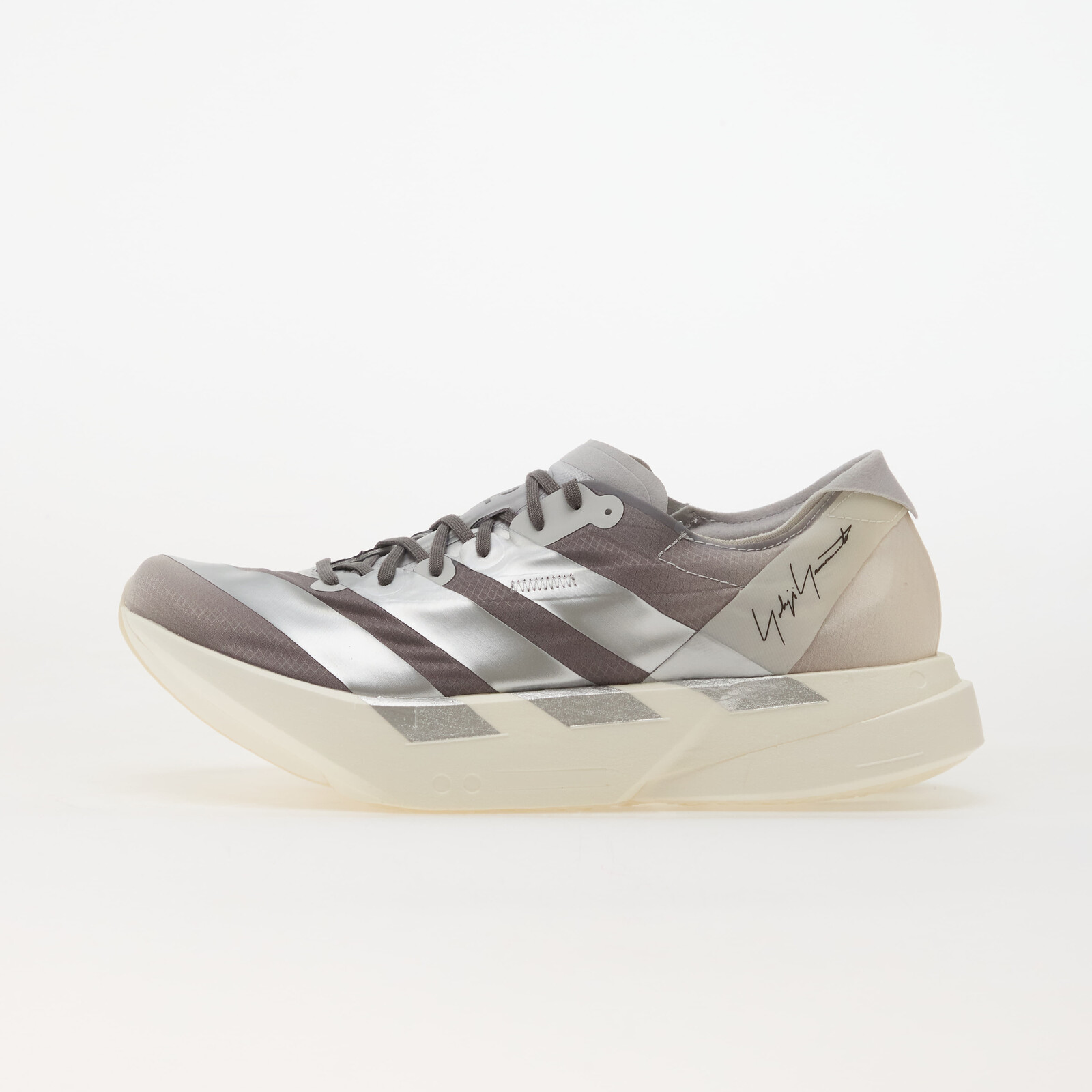 Sneakers Y-3 Adios Pro 4 Chalk White/ Silver Met./ Lgh Solid Grey UK 6