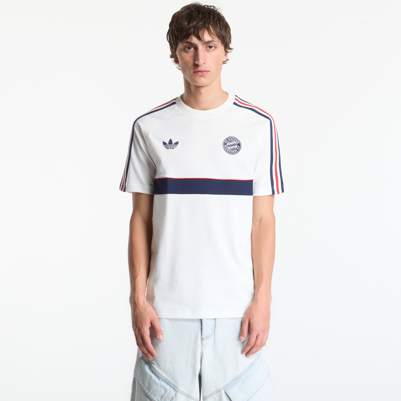 T-shirt adidas Fc Bayern Muenchen OG T-shirt Core White/ Night Indigo XXL