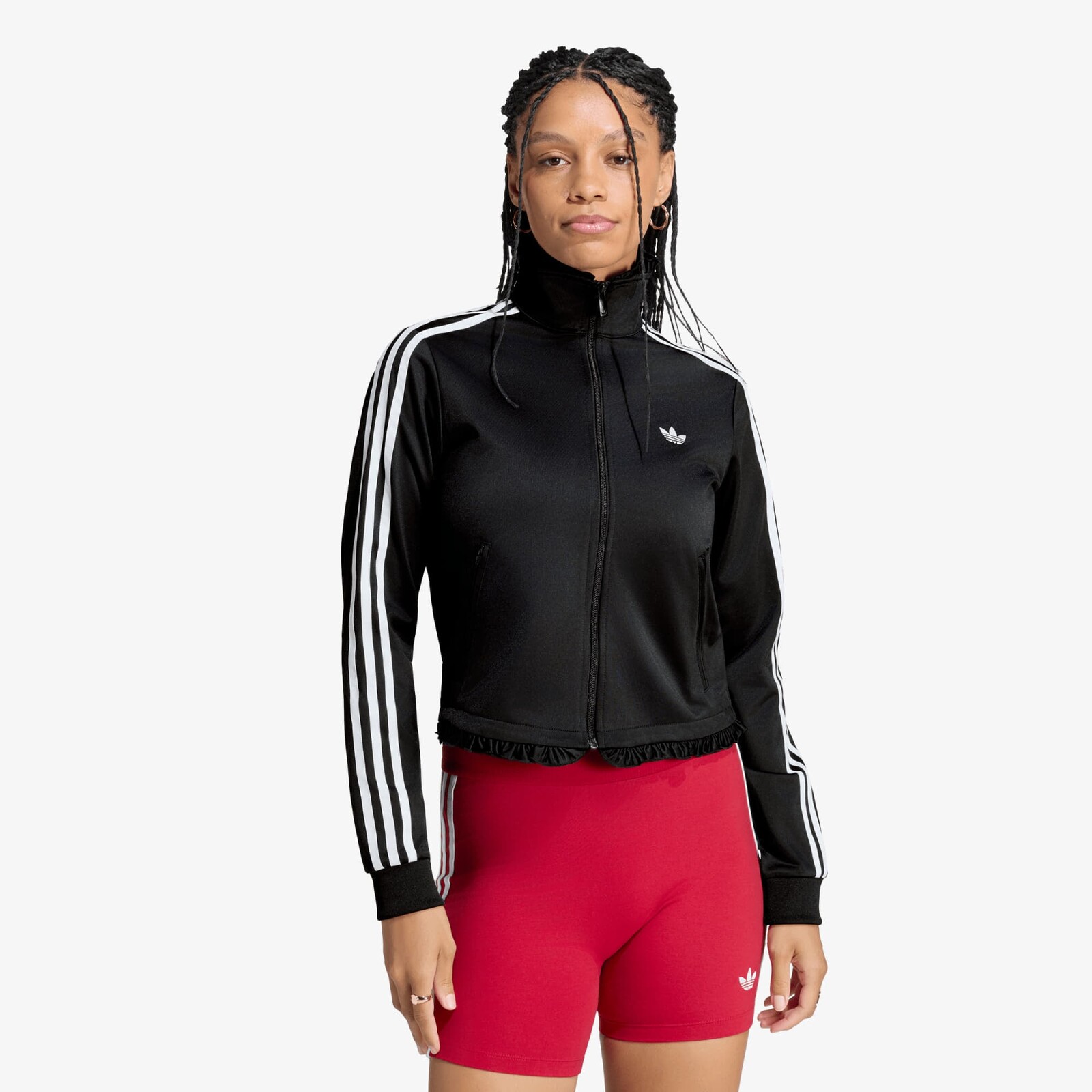 Sweatshirt adidas Pleated Firebird Track Top Black S