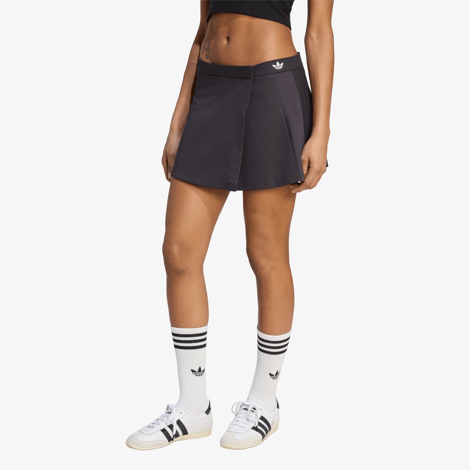 adidas Pleated Skirt Utility Black/ Cloud White 8