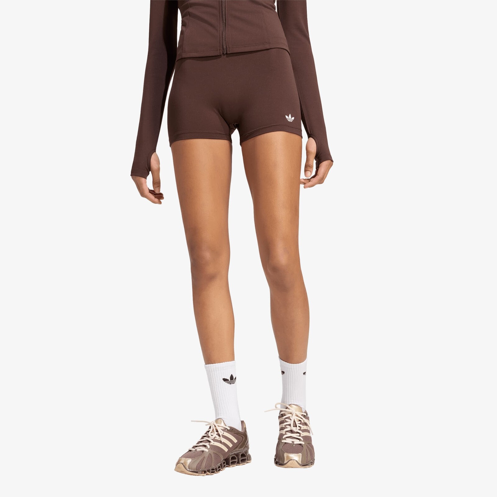 Shorts adidas Essentials Polyester Shorts Aurora Coffee M