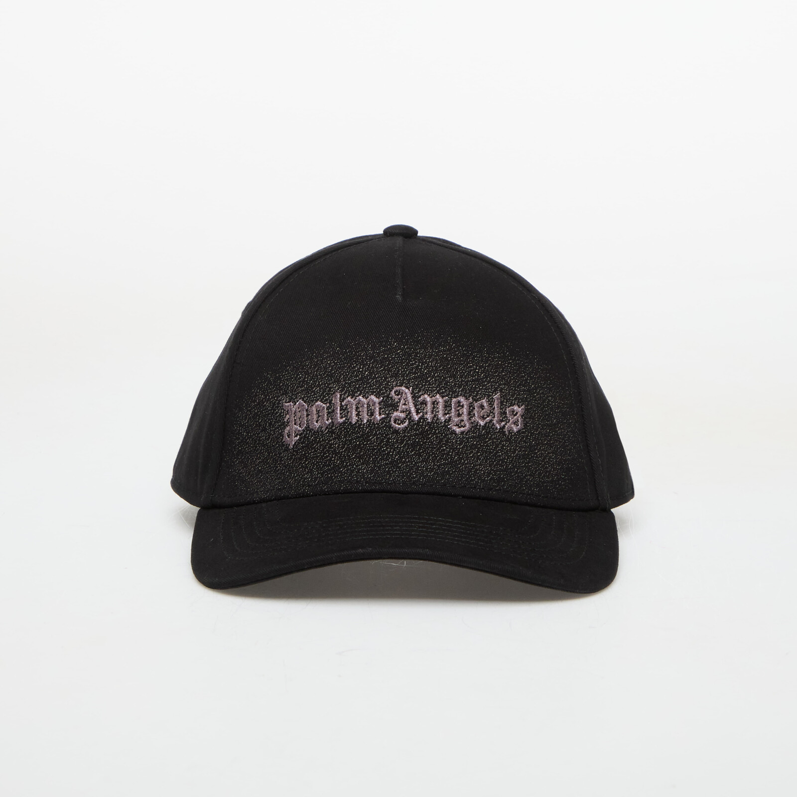 Palm Angels Tone On Tone Spray Logo Cap Black/ Black Universal