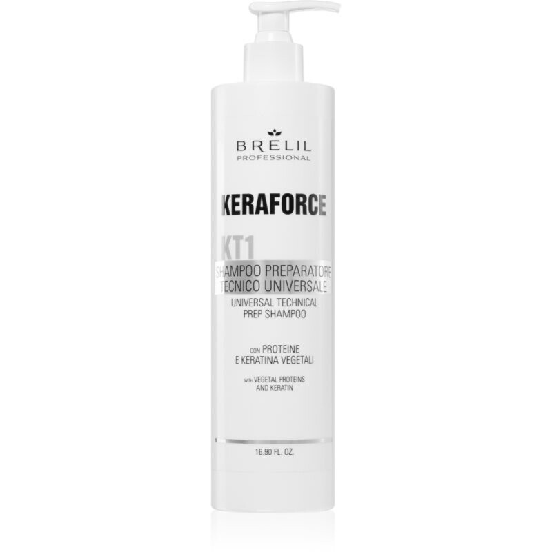 Brelil Professional Keraforce pre-shampoo nourishing treatment for all hair types 500 ml