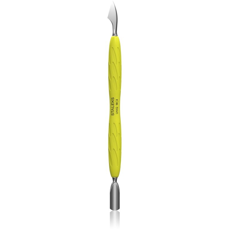 Staleks Uniq Gummy Yellow cuticle pusher and remover 1 pc