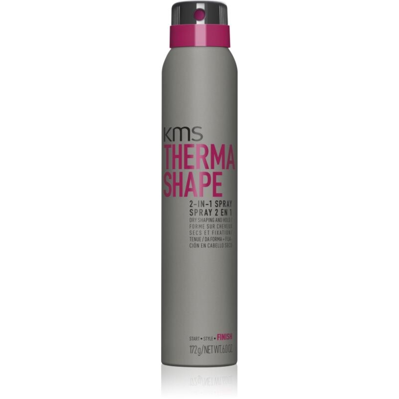 KMS ther 2-in-1 Spray strong-hold hairspray for heat hairstyling 200 ml
