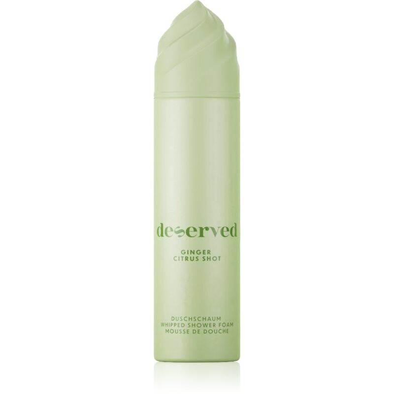 DESERVED Whipped Shower Foam Ginger Citrus Shot shower foam for the body 250 ml