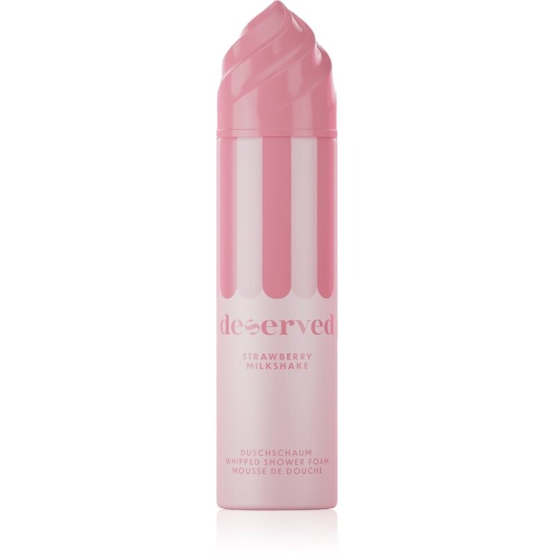 DESERVED Whipped Shower Foam Strawberry Milkshake shower foam for the body 250 ml