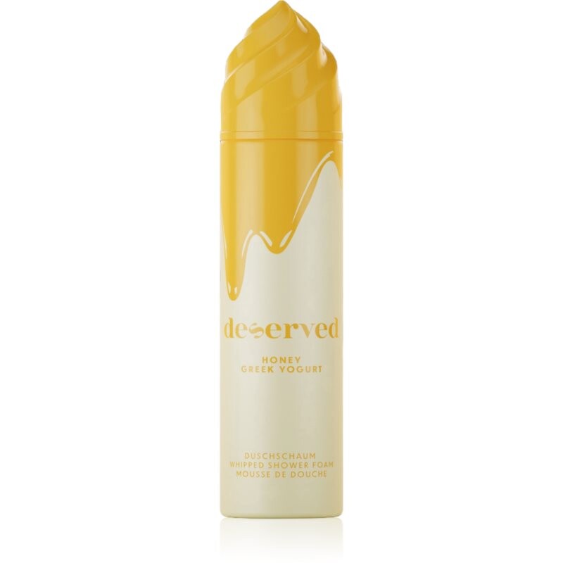 DESERVED Whipped Shower Foam Honey Greek Yogurt shower foam for the body 250 ml