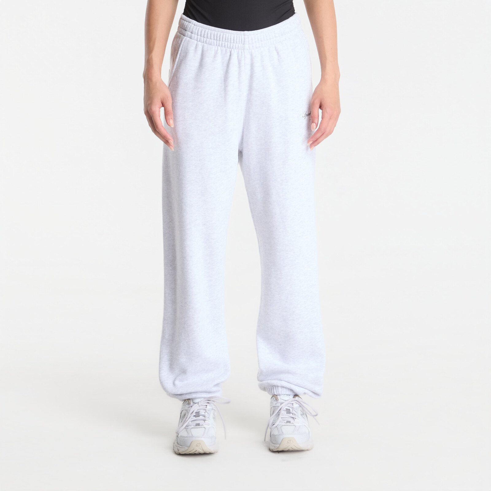 Pants Sporty & Rich Signature NY Sweatpant UNISEX Heather Gray XS
