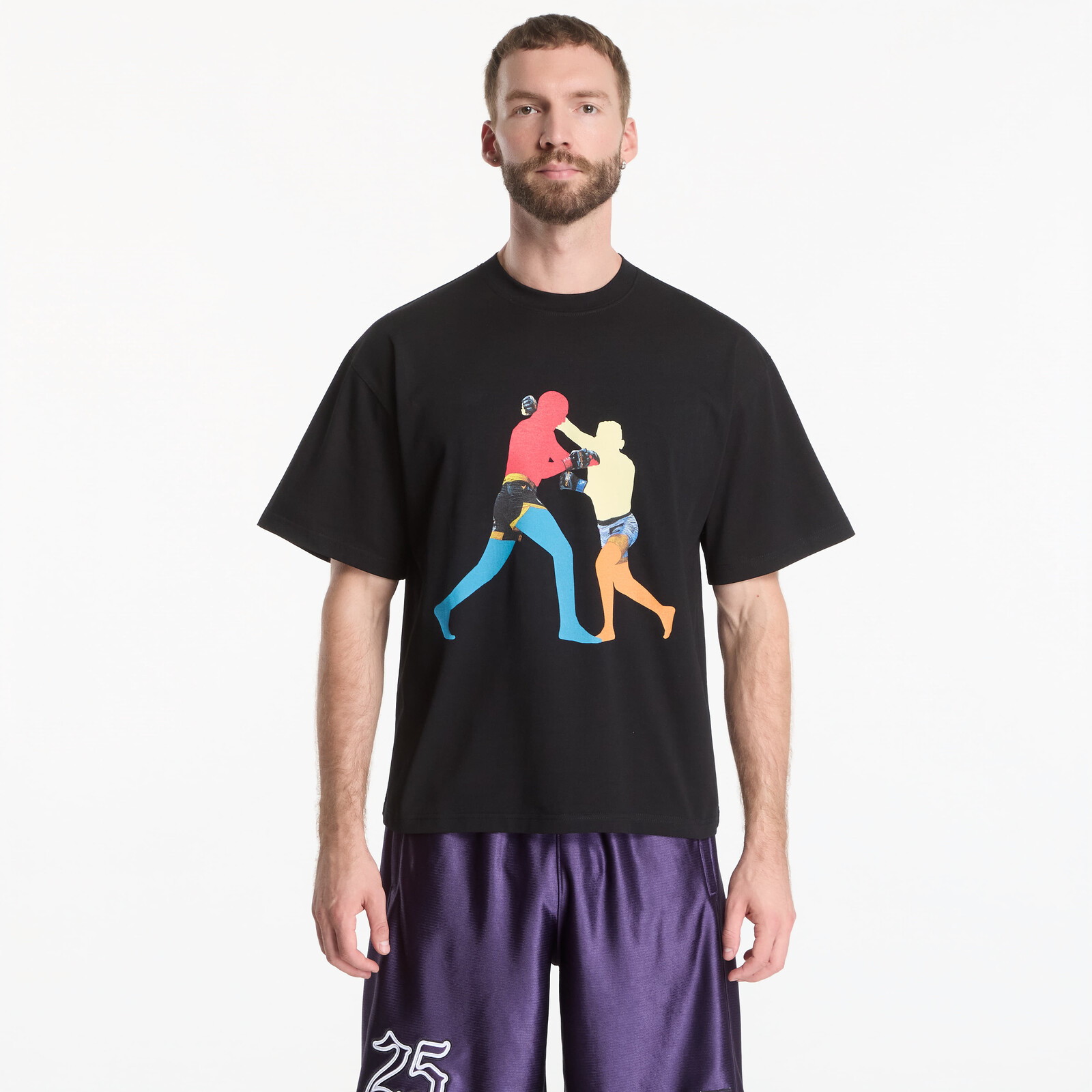 T-shirt Footshop x Oktagon T-Shirt Fighters Black XXL
