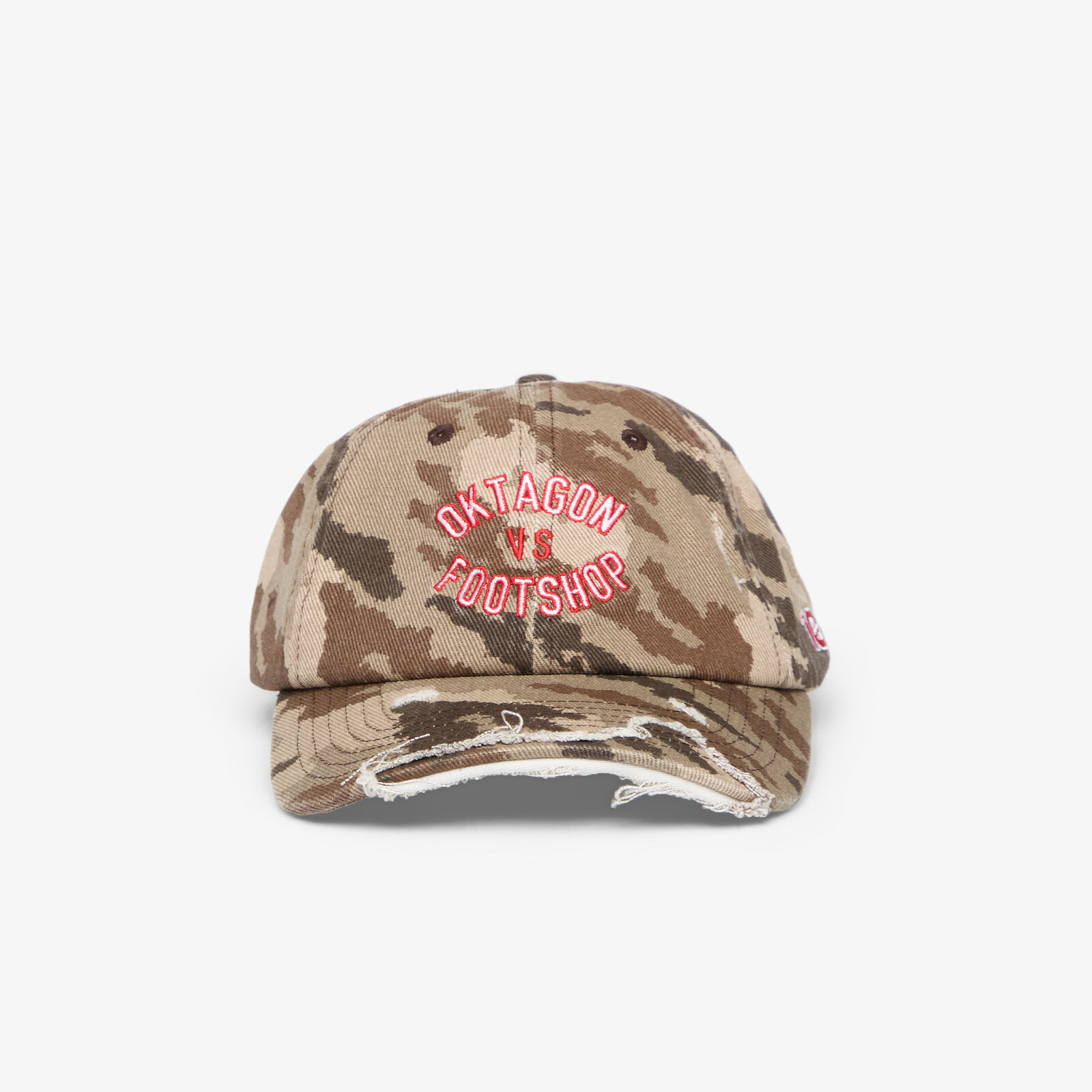 Footshop x Oktagon Camo Cap Brown Universal
