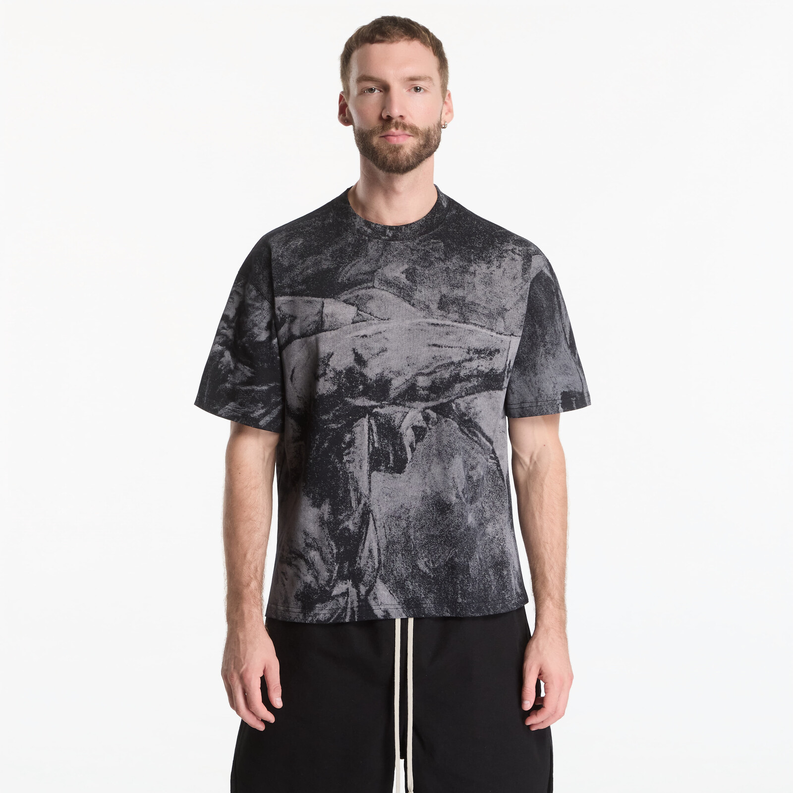 T-shirt Footshop x Oktagon Heavy Tee Black L