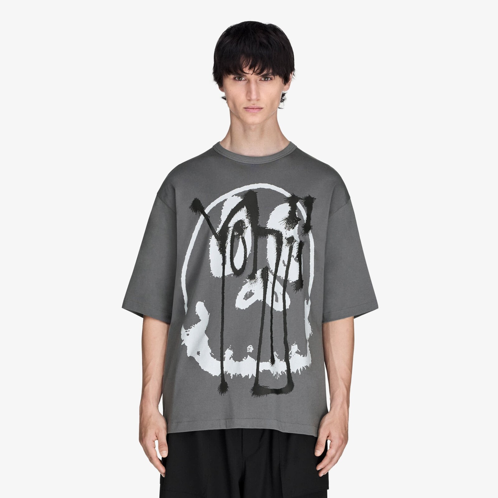 T-shirt Y-3 Chito Graphic Short Sleeve Tee UNISEX Grey Five M