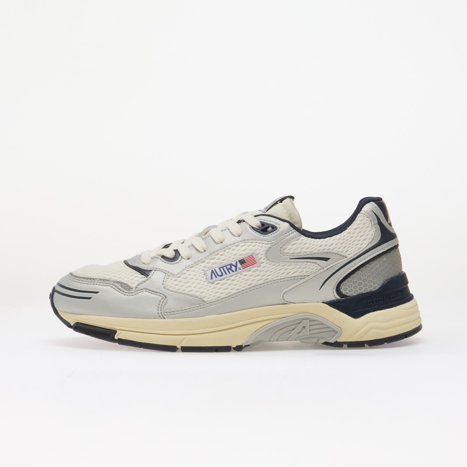 Sneakers Autry Hyperway Low Man White/ Silver/ Blue UK 9
