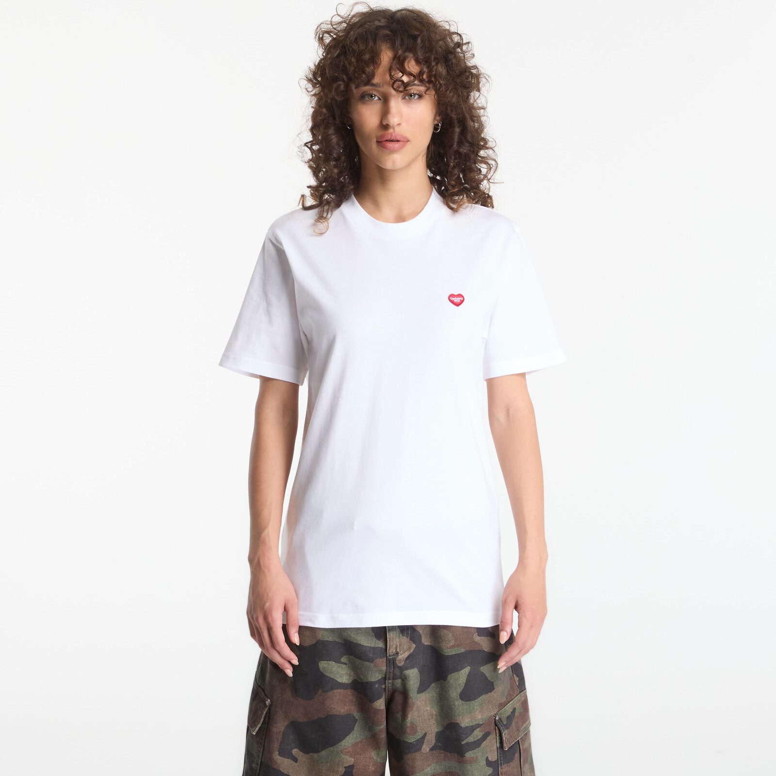 T-shirt Carhartt WIP S/S Small Heart T-Shirt UNISEX White/ Red XXL