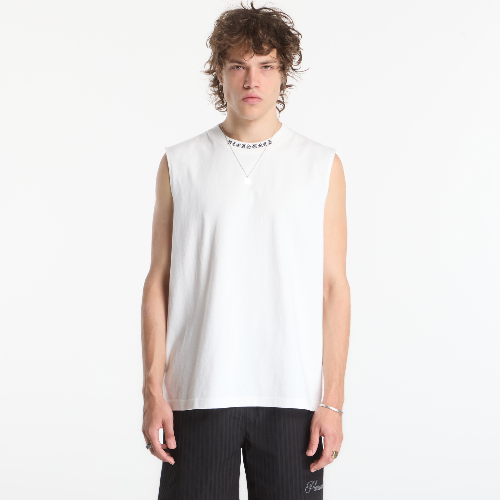 T-shirt PLEASURES Sorrow Sleeveless Shirt White XL