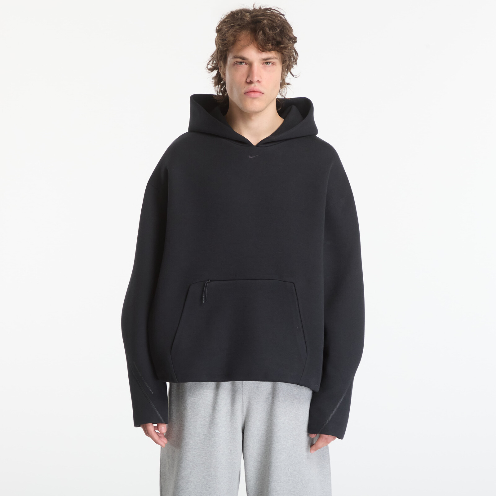 Sweatshirt Nike Tech Men's Fleece Pullover Hoodie Black/ Black XS