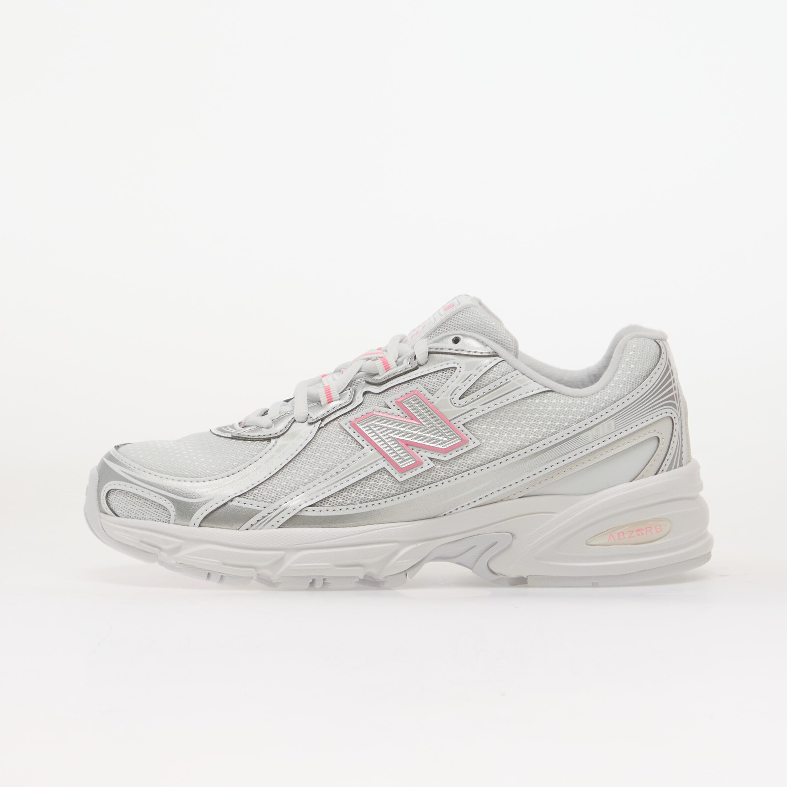 Sneakers New Balance Kids 740 Silver Metallic/ Signal Pink UK 5.5