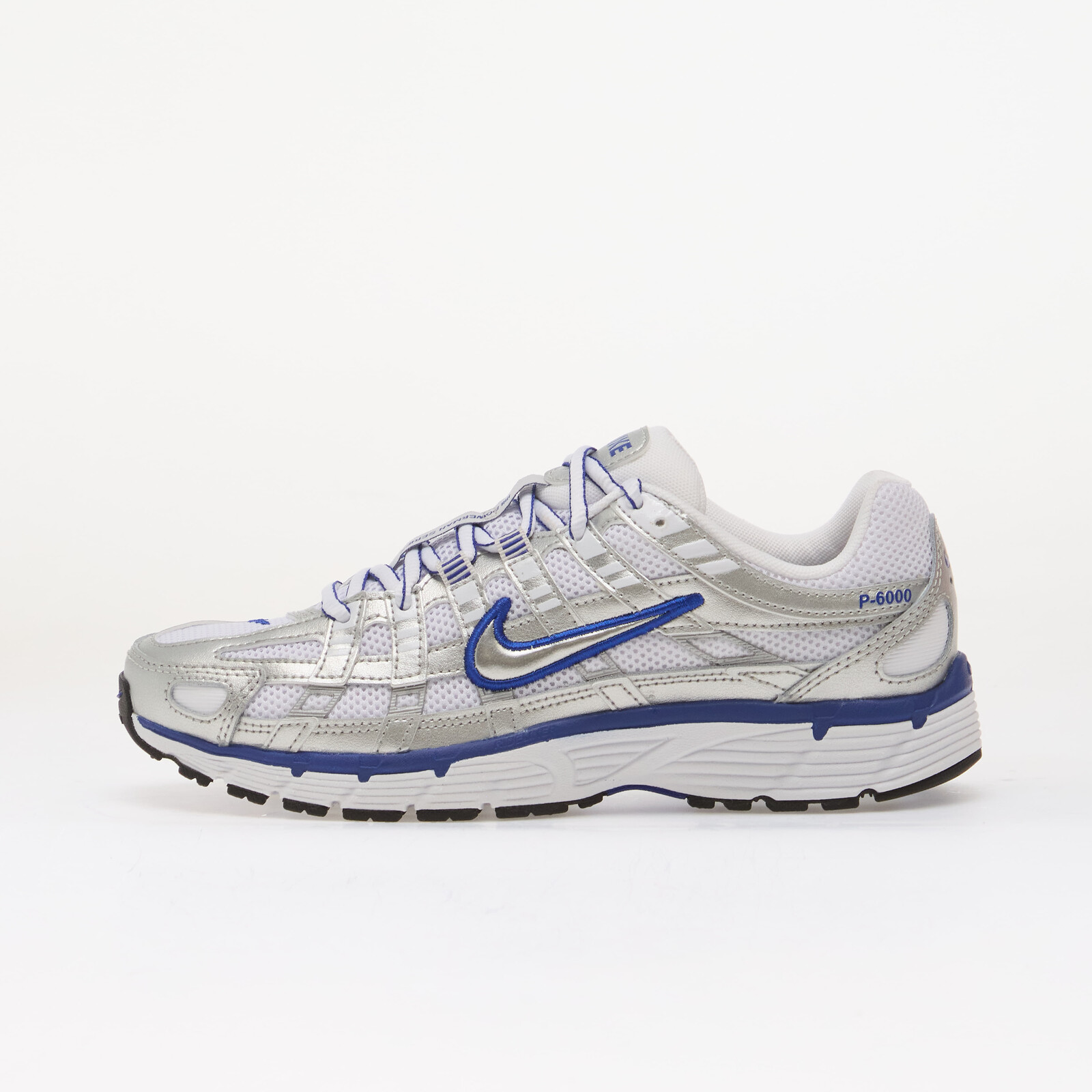 Sneakers Nike P-6000 White/ Metallic Silver-Old Royal-Black UK 3.5