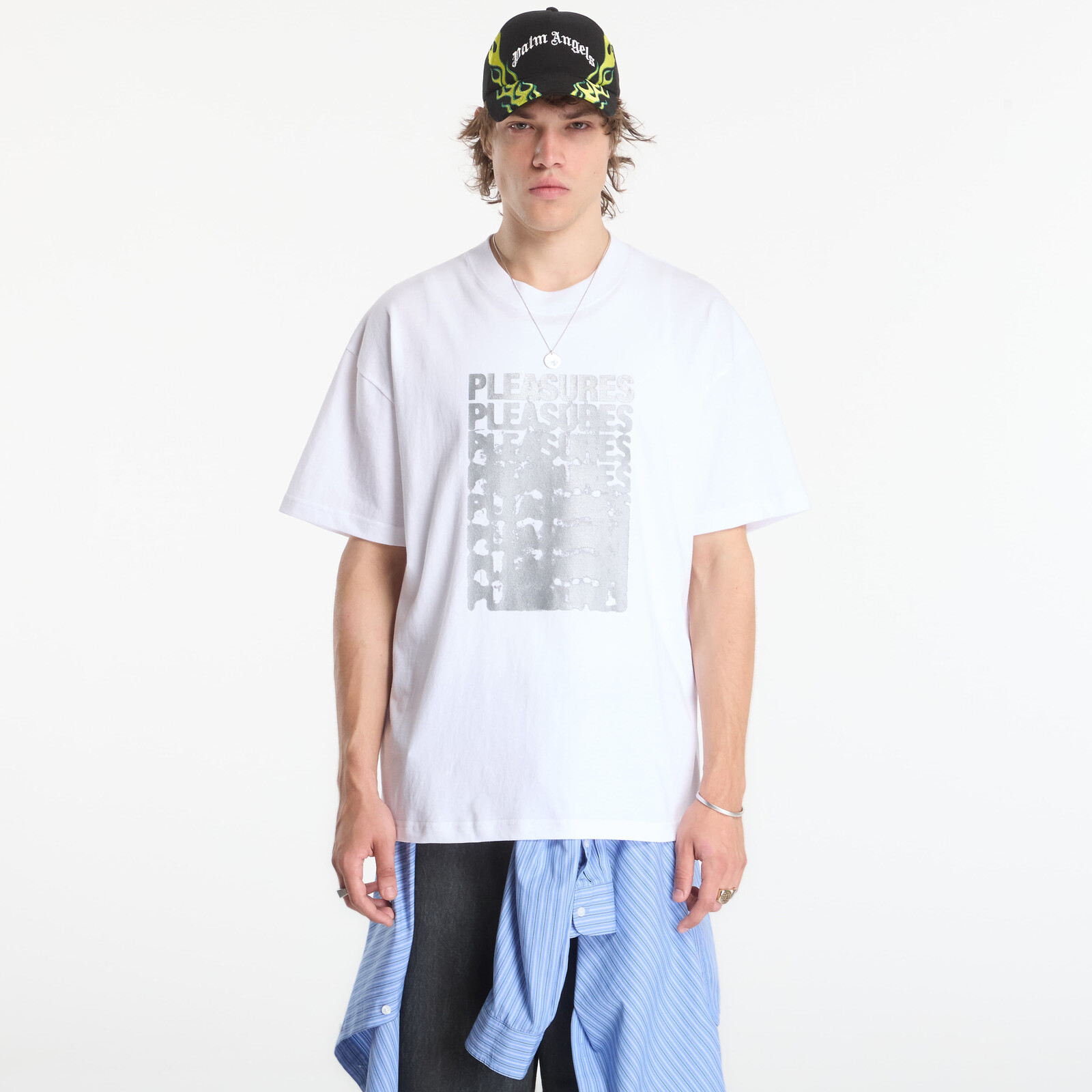 T-shirt PLEASURES Immolate T-Shirt White XXL