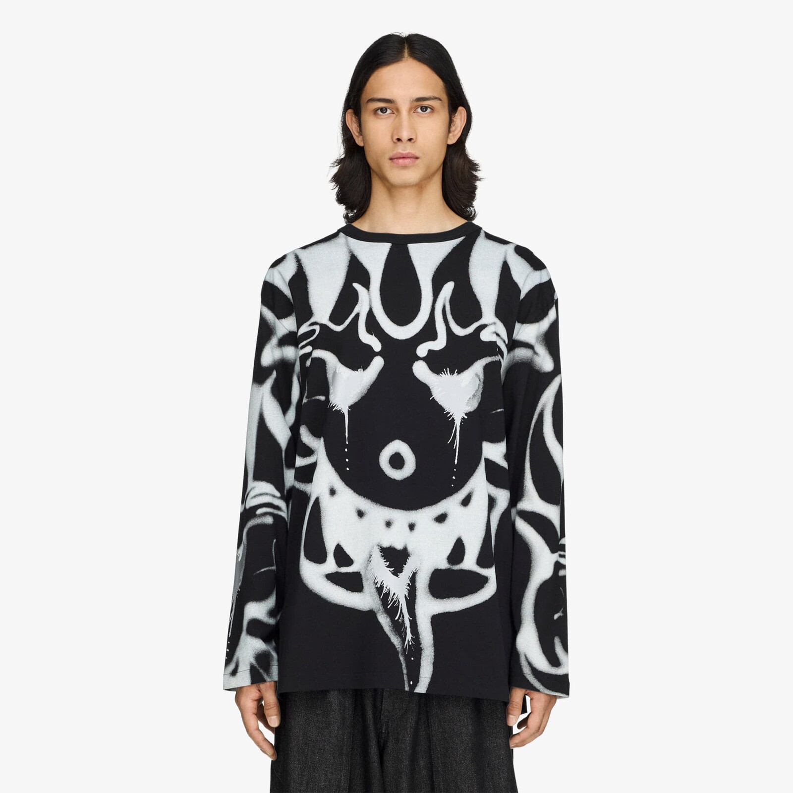T-shirt Y-3 Chito Graphic Long Sleeve Tee UNISEX Black XS