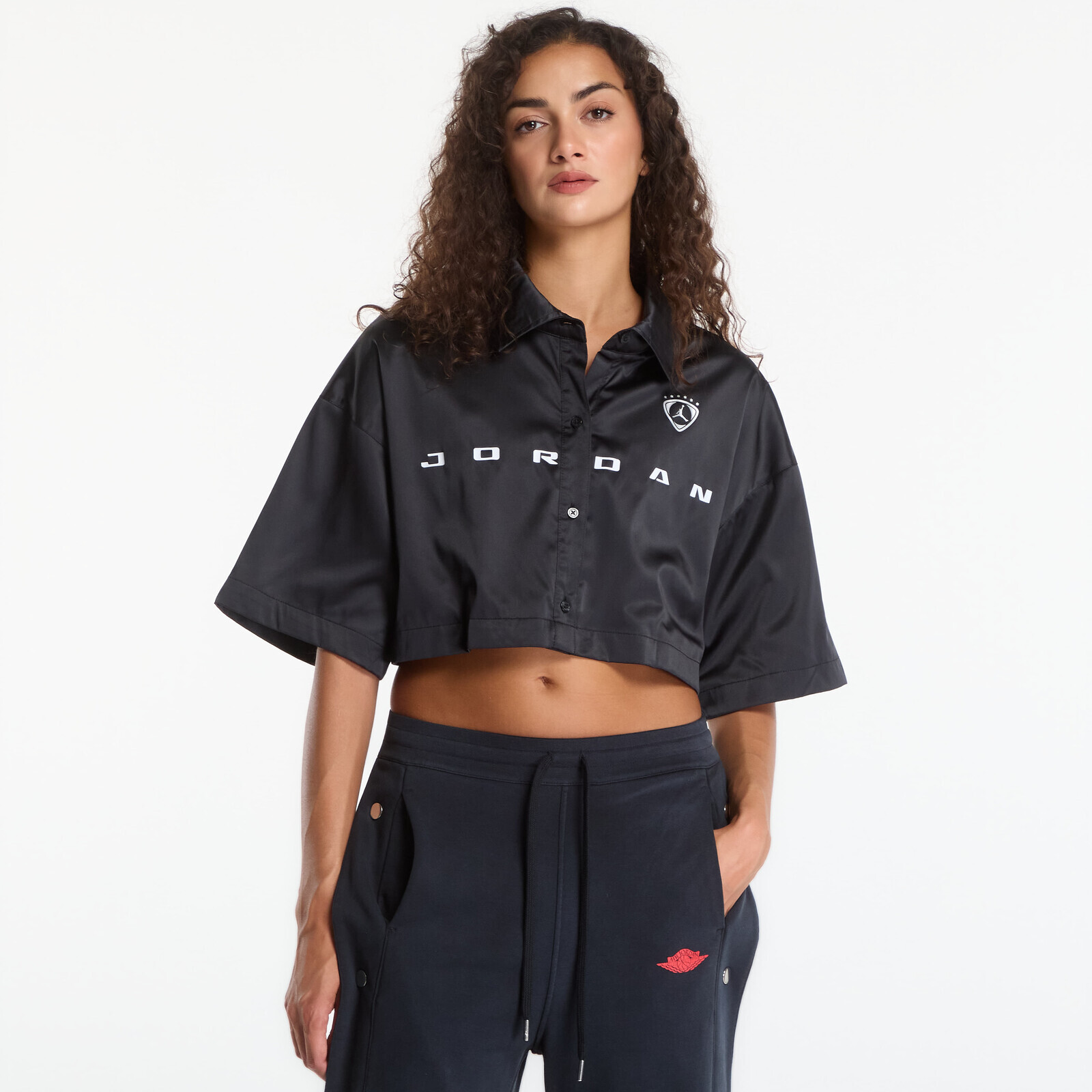 Shirt Jordan Flight Women's Woven Top Black XS