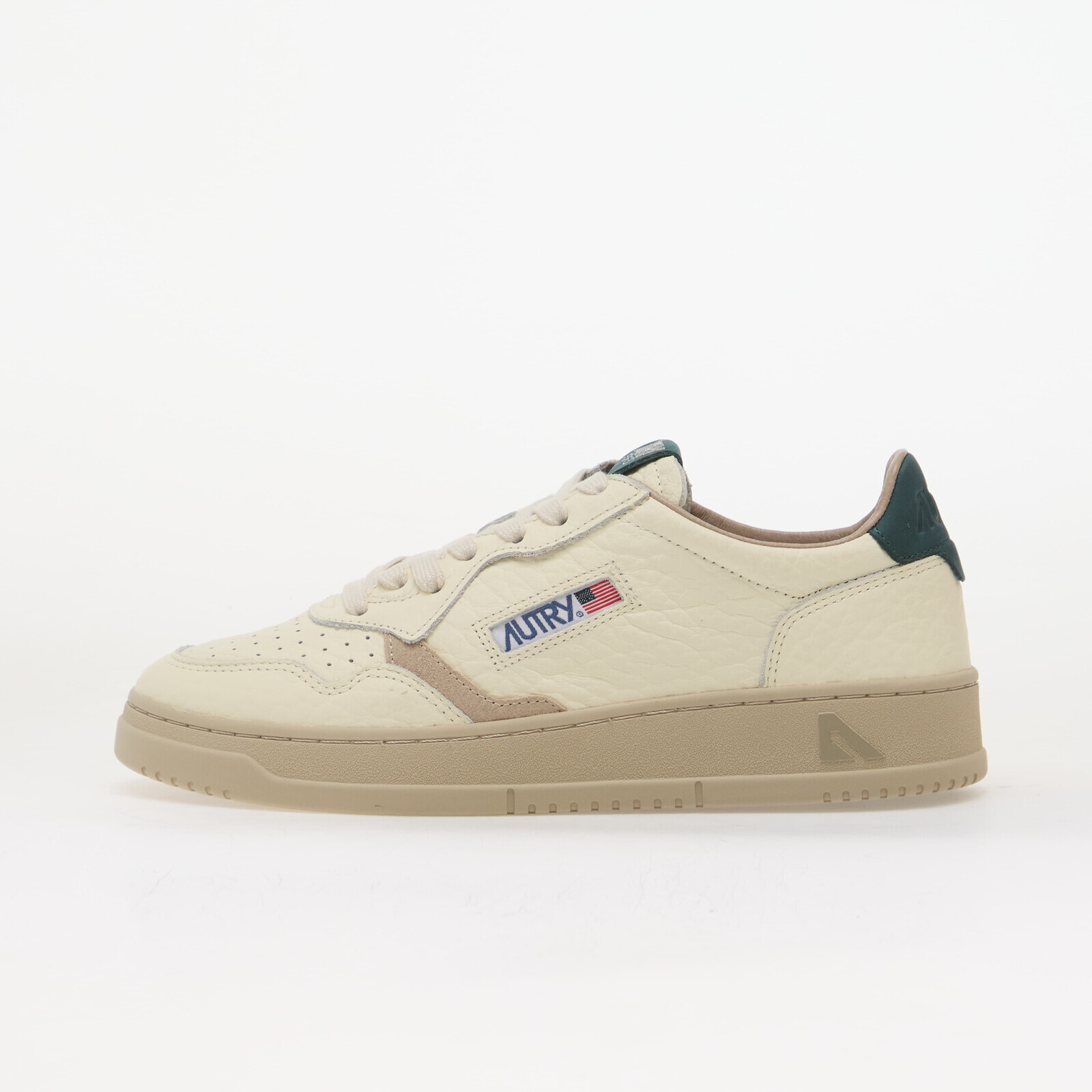 Sneakers Autry Medalist Low Man Beige/ Green UK 6