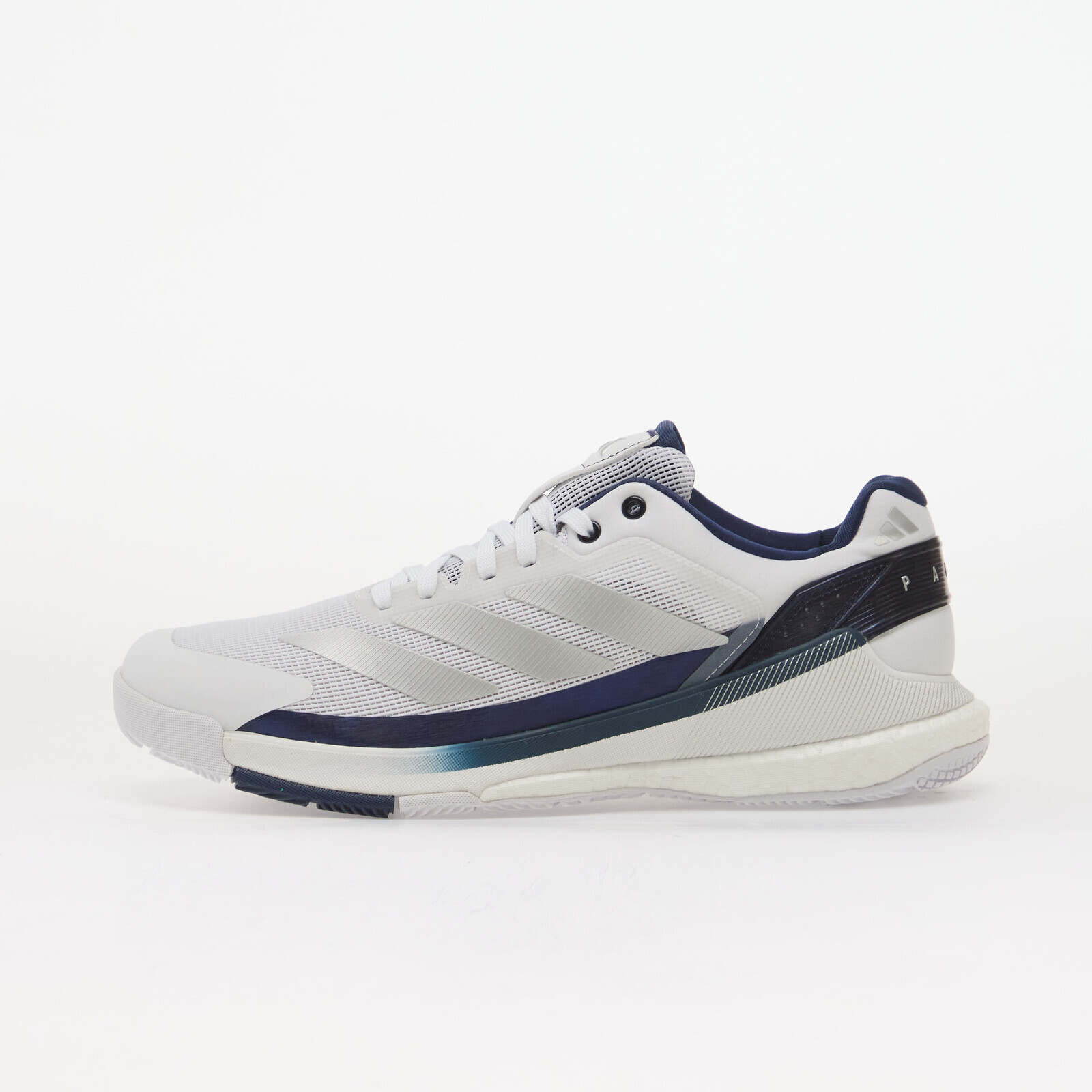 Sneakers adidas Crazyquick BOOST Padel Ftwr White/ Silver Met./ Dark Blue UK 10.5