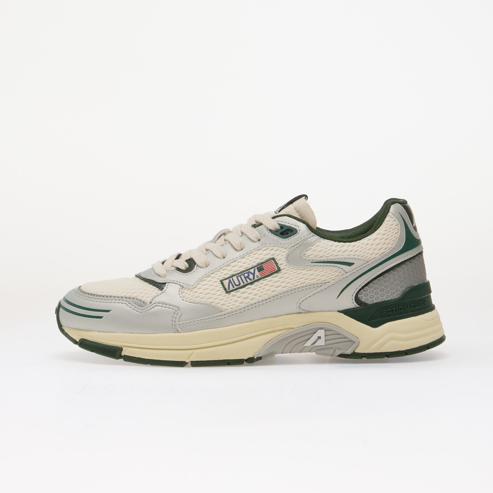Sneakers Autry Hyperway Low Man Silver/ Green UK 12