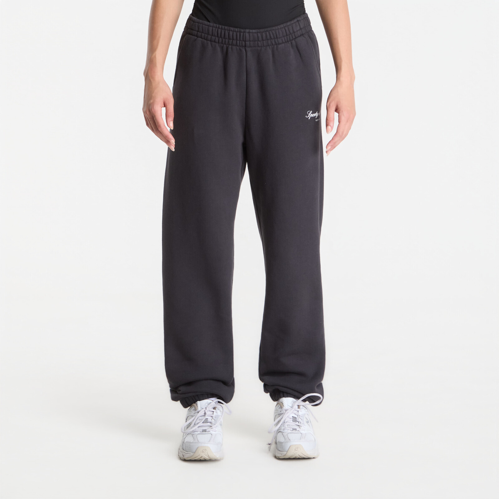 Pants Sporty & Rich Signature NY Sweatpant UNISEX Faded Black S