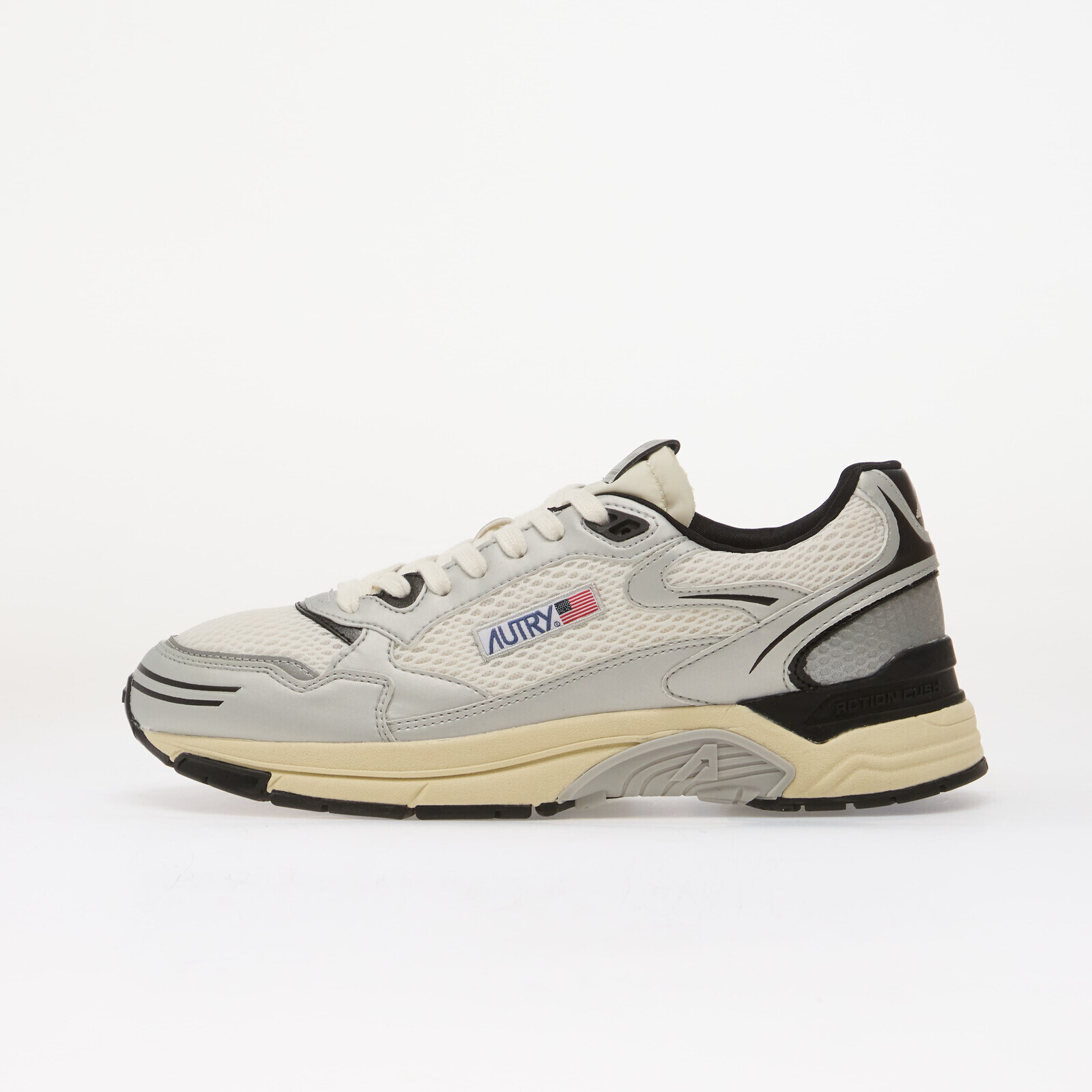 Sneakers Autry Hyperway Low Man Silver/ Black/ White UK 12