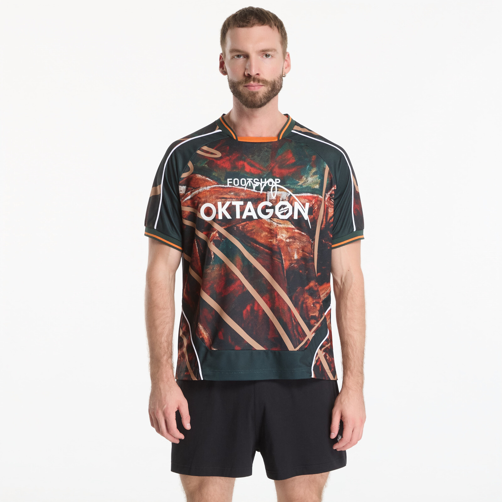 Footshop x Oktagon Jersey Brown XS