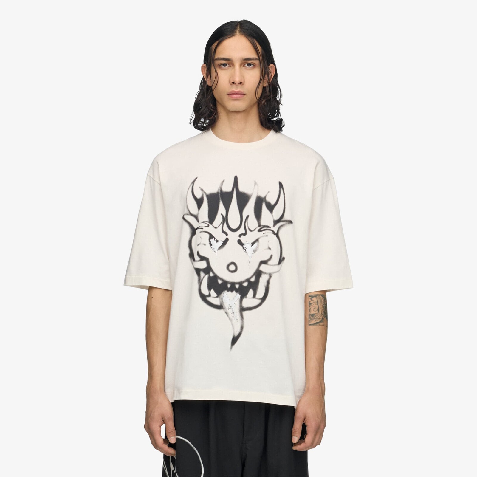 T-shirt Y-3 Chito Graphic Short Sleeve Tee Chalk White M