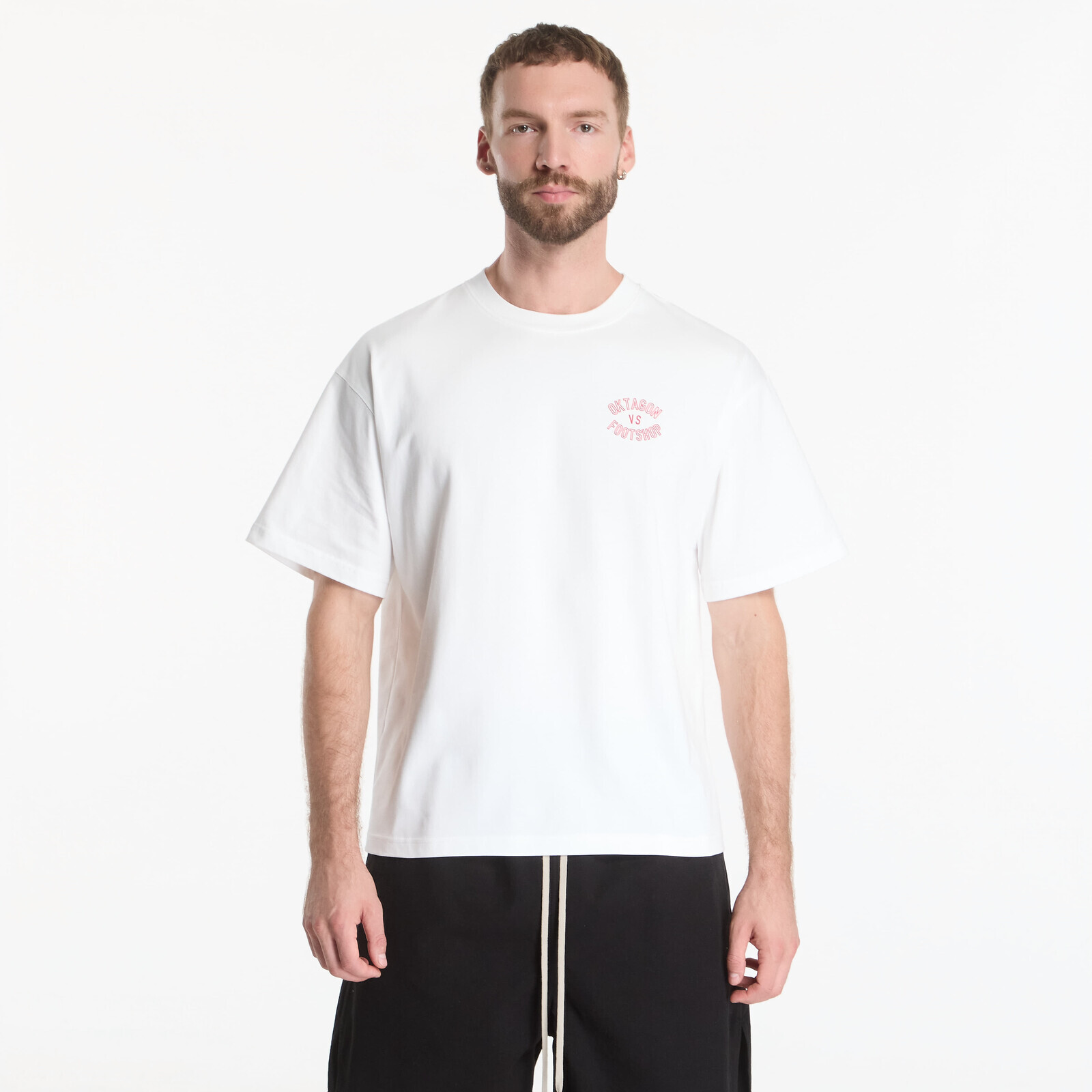 T-shirt Footshop x Oktagon T-Shirt Saw White M