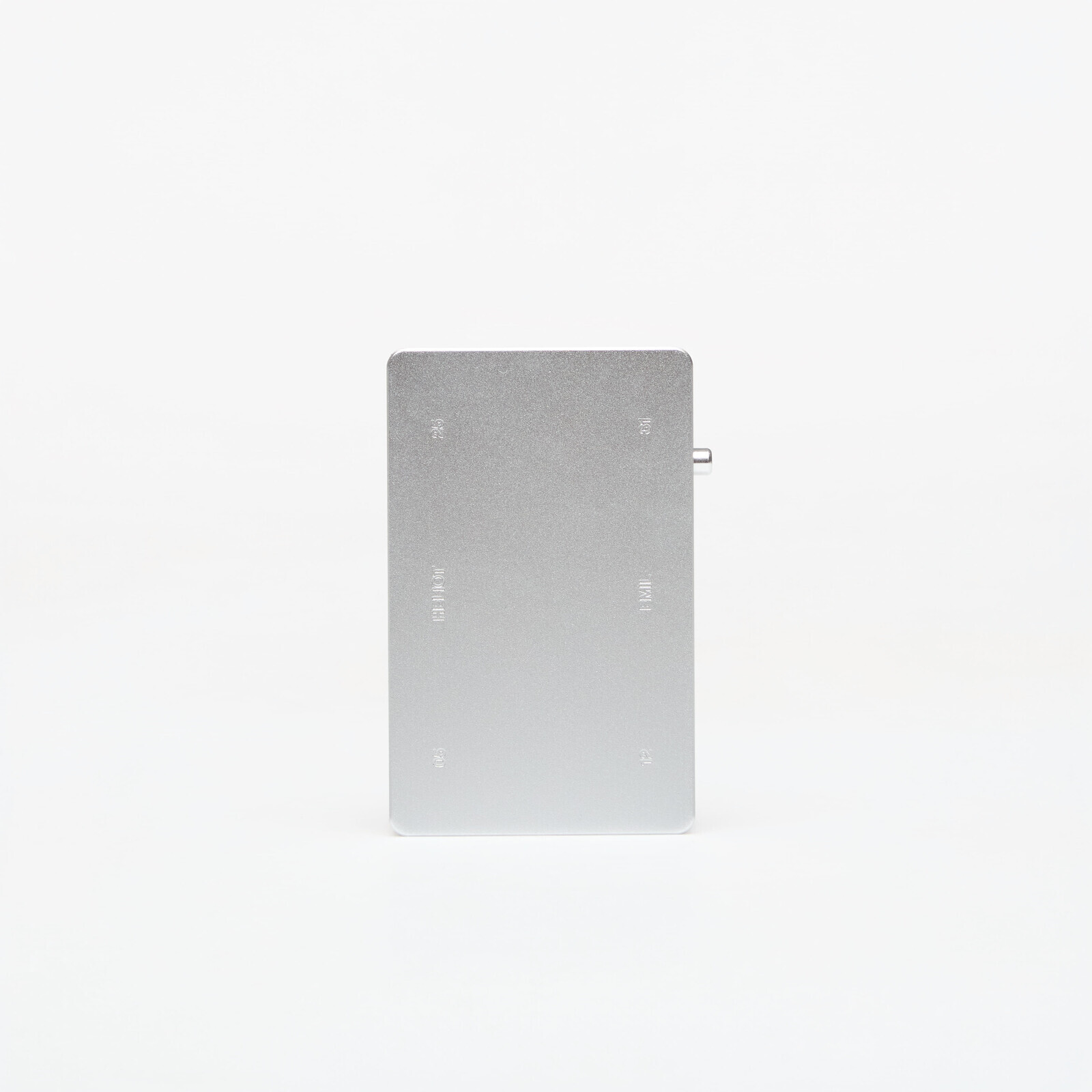 Heliot Emil Aluminium Card Holder Silver Universal